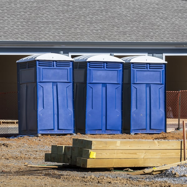 what is the cost difference between standard and deluxe porta potty rentals in Saco